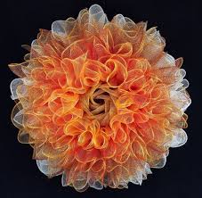 The quality of our mesh will show in your finished product, and we think it's an exceptional value at our great prices. Deco Mesh Ruffle Flower Wreath Tutorial Hometalk