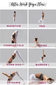 Check Out My Quick 8 Pose After Work Yoga Flow This Flow Is A Great For Getting Your Circulation Going And Clearing Yoga Flow Work Yoga Yoga For Stress Relief