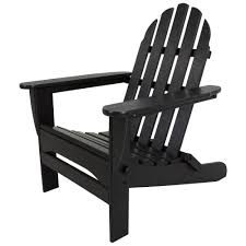 Polywood Classic White Folding Plastic Adirondack Chair Ad5030wh The Home Depot Blue Adirondack Chair Adirondack Chairs Patio Folding Adirondack Chairs