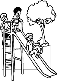 Awesome Summer Slide Kids Coloring Page Desenho Dia Das Criancas Pintura Para Criancas Dia Da Crianca