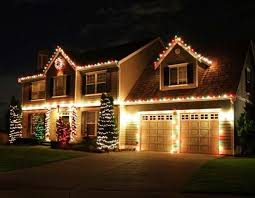 Outdoor red and white christmas lights on house. Christmas Is Always A Magical Time Of Unequaled Joy And Christmas Decorating Is A Su Exterior Christmas Lights Christmas Lights Outside Christmas House Lights