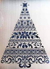 楽天市場 エンボスステンシル プレート オーナメント クリスマスツリー エンボスに カラーリングに 焼き目付けに メタル製 ステンシルマスク ステンシルテンプレート グレイスワーク 切り絵テンプレート ステンシルテンプレート クリスマス 模様