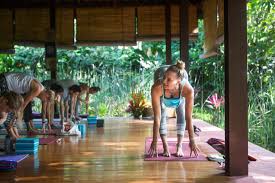 teaching yoga barn ubud bali