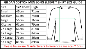 71 Punctual Gildan T Shirt Size Chart Chest