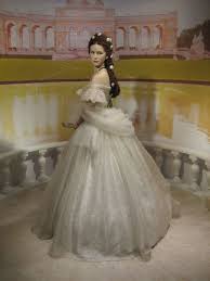 a wax figure of empress elisabeth at madame tussaud s in vienna austria victorian gowns historical dresses royal clothing