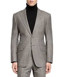 Critique tom ford o'connor fit. Tom Ford O Connor Base Windowpane Two Piece Suit Ivory Black Fashion Suits For Men Suits Mens Fashion Classic