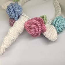 Unicorn Headband Crochet Hair Accessories Crochet Unicorn Pattern Crochet Costumes