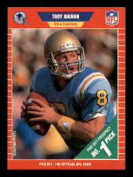 Check out our troy aikman card selection for the very best in unique or custom, handmade pieces from our sports collectibles shops. Troy Aikman Rookie Card 1989 Pro Set 490