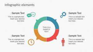 Data Infographic Flat Elements For Powerpoint Professional