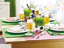 Deko Tischdeko Selbermachen Bastelideen Servietten Falten Lecker Kindergeburtstag Fussball Fussball Geburtstag Fussball Party