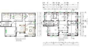 37 X 55 Feet House Furniture Plan Autocad File In 2020 House Furniture Plans Furniture Plans Apartment Floor Plans