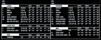 27 Problem Solving Love Culture Clothing Size Chart