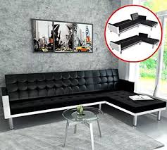 Black And White Sofa Bed L Shaped Sofa Bed Wood Frame Comfyleads L Shaped Sofa Bed L Shaped Sofa Living Room Leather