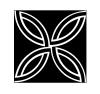Unicode Character 'HOLLOW QUILT SQUARE ORNAMENT IN BLACK ...