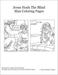 Before he fell into sin, satan had the seal of perfection, and but to whom was man to reflect god's image? Jesus Heals The Blind Man Coloring Pages Crafting The Word Of God