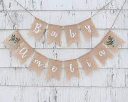 Baby Shower Banner Etsy