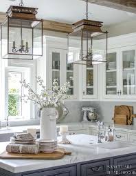 modern farmhouse lantern kitchen