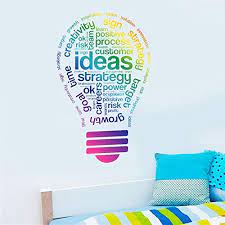 See more ideas about home office, home, home decor. Buy Gadgets Wrap Creative Ideas Wall Stickers Colorful Bulb Patterns Home Decor Company Team Sticker Kids Bedroom Study Room Work Decoration Online At Low Prices In India Amazon In