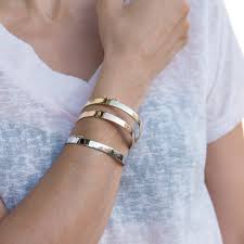 So simple, yet so stunning. Plain Gold Hinged Bracelet Gold 14k Oval Bracelet 14k Real Etsy