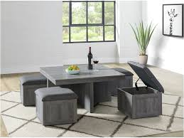 Round storage ottoman coffee table. Uster Coffee Table W Four Storage Stools R B Furniture