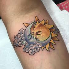 154 Outstanding Sun And Moon Tattoos With Hidden Meanings If you notice carefully, you will see that the design actually denoted the moon inside the sun. 154 outstanding sun and moon tattoos