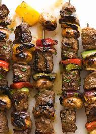 Marinated Beef Kabobs Recipe Beef Kabob Recipes Marinated Beef Kabobs Kebab Recipes