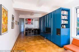 Folding Manhattan Studio Apartment That Turns Into A Four Bedroom Unit Small Apartment Design Apartment Design Small Apartment Manhattan