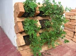 Wie Man Alte Ziegelsteine Wiederverwendet Um Ihren Garten Oder Hof Zu Renovieren Vertical Garden Design Vertical Garden Garden Design