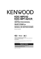 Electronics service manual exchange : Kenwood Kdc Mp242 Radio Cd Manuals Manualslib