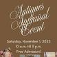 Antiques Appraisal Event event image
