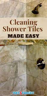 Easily Clean Your Bathroom Tile Without Scrubbing Wet Forget Blog In 2021 Cleaning Shower Tiles Shower Tile Cleaning