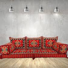 Comfort And The Authenticity At Its Best Middle Eastern Style Oriental Floor Sofa Seating Set T Floor Seating Living Room Floor Seating Floor Seating Cushions
