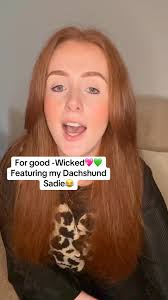 Here is my version of “For Good” from the musical “Wicked”💖💚 I could only  do part of the song as the rest of it requires another singer., This is by  far my all time favourite musical🫶🏻, My clingy lil ...