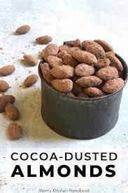 Cocoa Covered Almonds Recipe Almond Recipes Vegan Snack Recipes Healthy Dessert Recipes