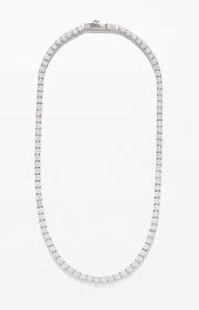Aporro, the exclusive fully iced out jewelry brand, provides you the unisex diamond tennis chains (1.9mm, 3mm, 5mm, 8mm), single row & multi row hip hop jewelry with 14k gold, white gold. King Ice Silver Tennis Chain Necklace Pacsun