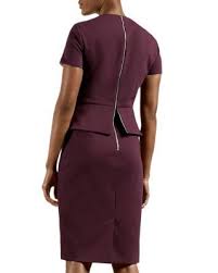 Ted Baker Elynah Peplum Sheath Dress Women Bloomingdale S Sheath Dress Dresses Ted Baker