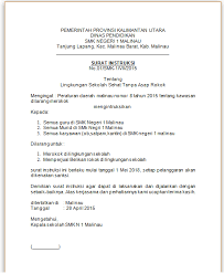Contoh Surat Instruksi Yang Baik Dan Benar Bloggadogado