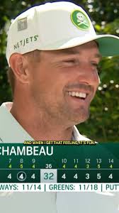 Ryan Eshleman CHIPS IN to go 2UP in the match for Auburn. 🔥 📺 Golf  Channel