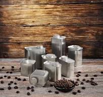 AT PACK Custom 250g Coffee Tin Can Packaging With Valve Tin Metal Coffee  Cans Tinplate for Coffee Beans