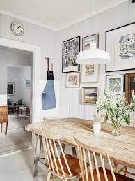 Country Style In A Modern Flat With Surprising Results Scandinavian Dining Room Country Dining Rooms Dining Room Design