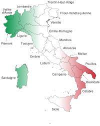 The highest density is in northwestern italy, as two regions out of twenty (lombardy and piedmont) combined, contain one quarter of the italian population. File Regions Of Italy With Names Fr Svg Wikimedia Commons