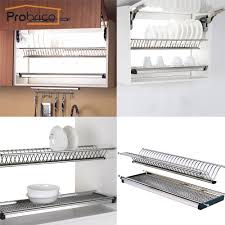 Stainless Steel 2 Tier Dish Drying Rack For Kitchen Cabinet Plate Bowl Organizer Home Garden Kitc Dish Rack Drying Home Decor Kitchen Kitchen Organization