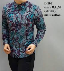 Model Batik Pesta Pria Terbaru Kemeja Batik Pria