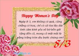 Bạn có thể xem thêm lời chúc 8/3 cho mẹ cũng như lời chúc 8/3 cho bạn bè hay khác. Nhá»¯ng Lá»i Chuc 8 3 Cho Co Giao Hay Va Y NghÄ©a Nháº¥t