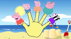 Finger painting coloring pages is a beautiful digital coloring book for kids, pure finger painting fun without all the mess! Peppa Pig Finger Family Coloring Pages For Kids Youtube