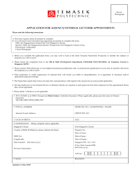 Just edit customize or modify any of its content to fit your business needs. Application For Adjunct External Lecturer Appointment