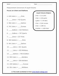 Measuring Liquid Volume Worksheet Awesome Conversions Between Units Of Liquid Volume In 2020 Liquid Volume Volume Worksheets Fraction Word Problems