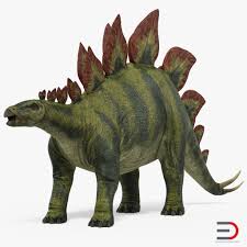 Stegosaurus 3d Model Prehistoric Animals Dinosaur Projects Dinosaur Art