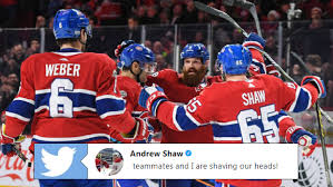 Jeff petry (sq) jugador de hockey sobre hielo estadounidense (es); Montreal Canadiens Players Shaved Their Heads And Now Look Entirely Different Article Bardown