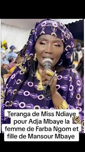 Teranga de Miss Ndiaye pour Adja Mbaye à Dakar